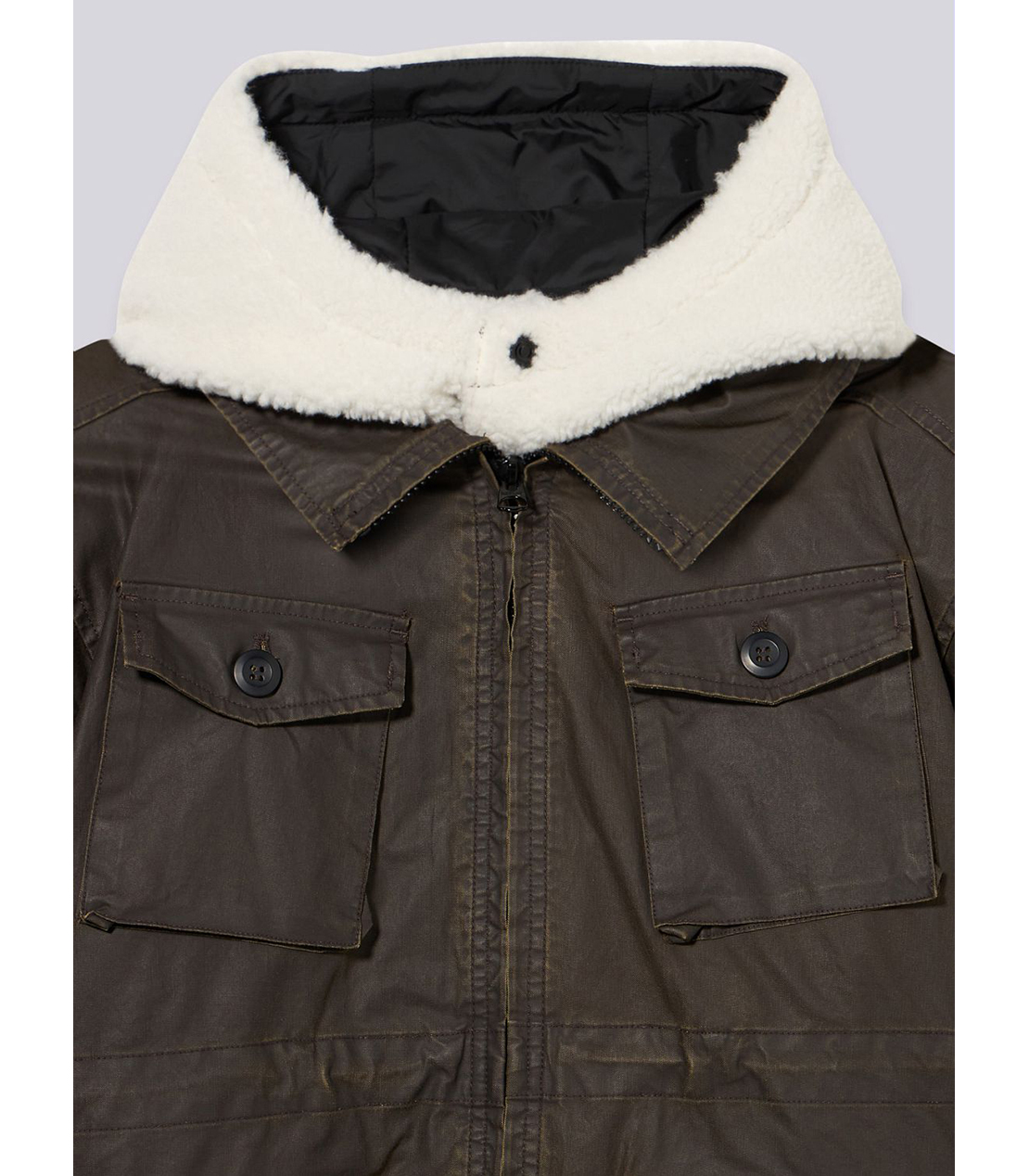 ボーイズ ブルゾン 詳細画像 ブラック 3